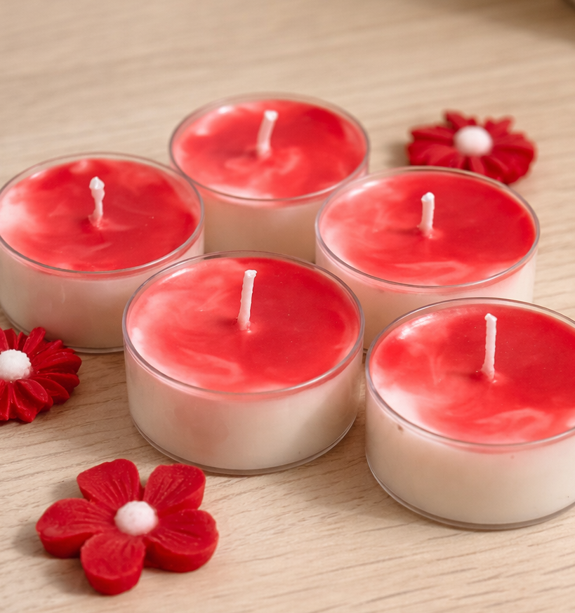 Bougies chauffe-plat – Édition Saint-Valentin / Velas de té