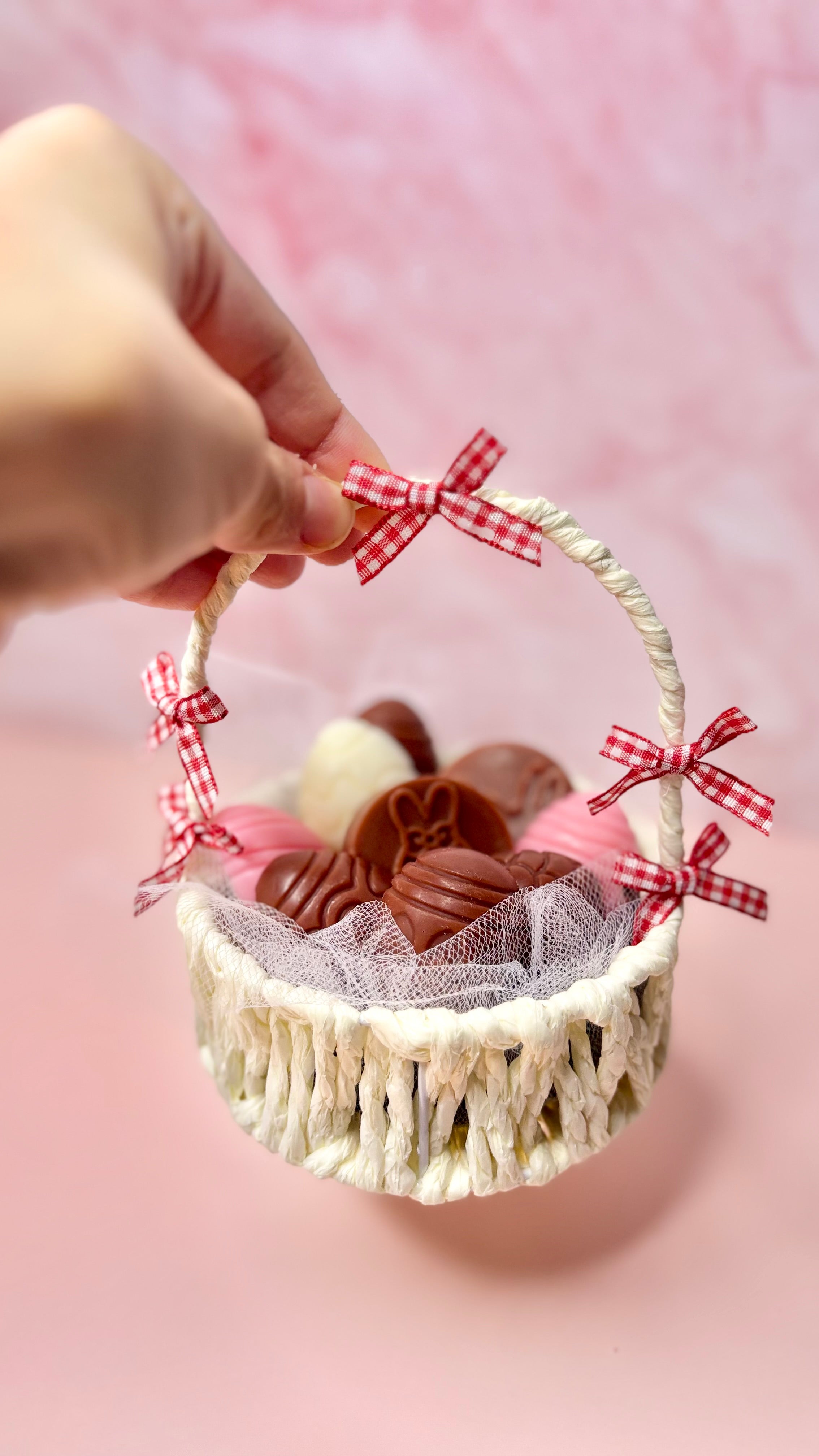 Cesta Pascua 🐣 / Panier de Pâques – Chocolat 🍫