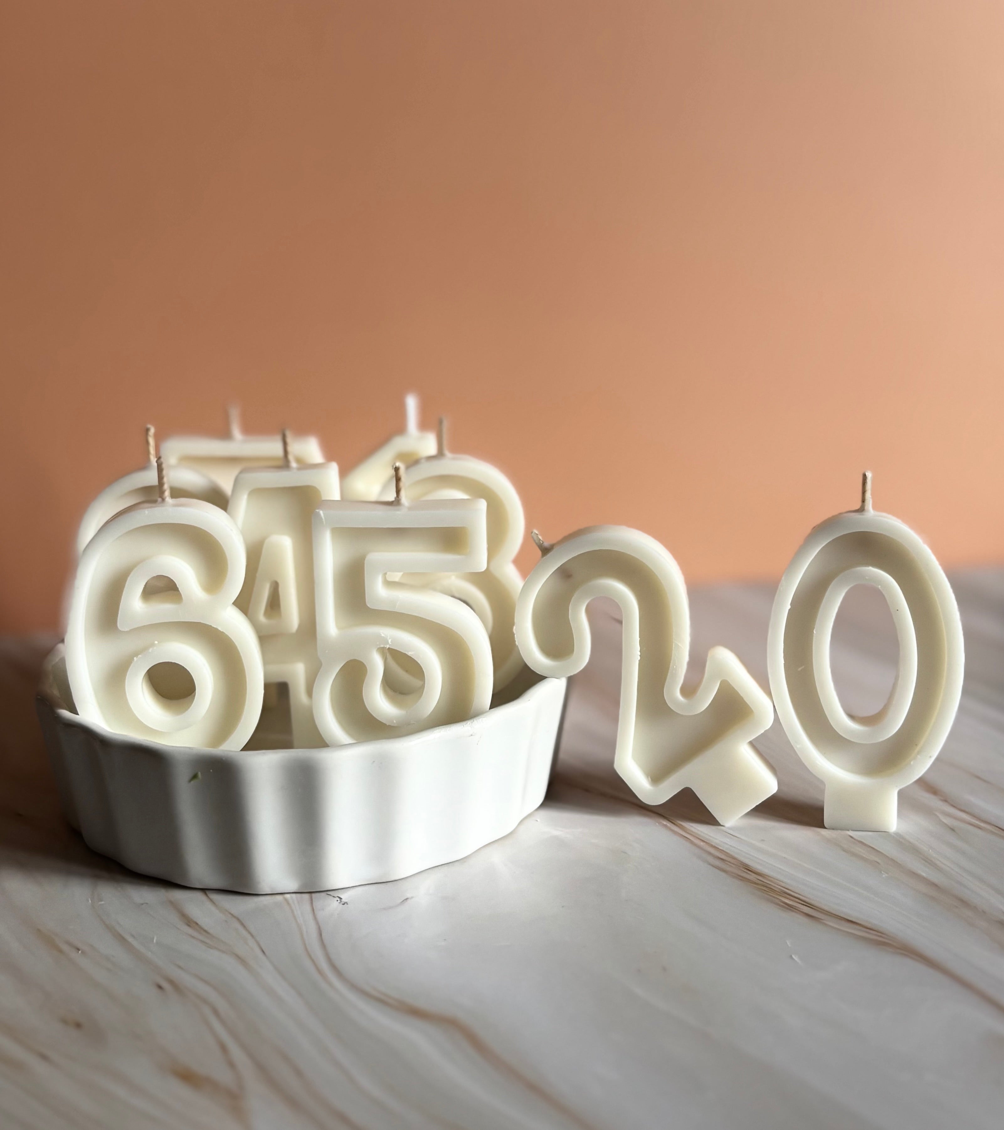 Bougies chiffres/ Velas números