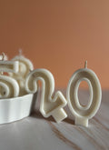 Bougies chiffres/ Velas números