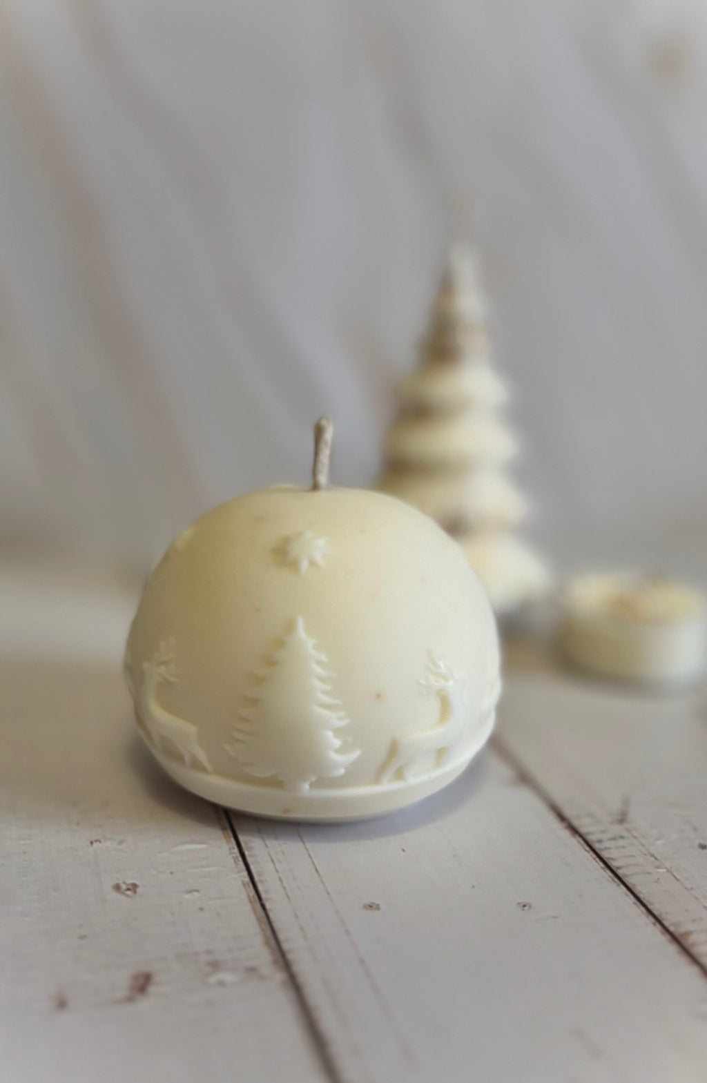 Bougie Boule de Noël / Vela bola Navidad