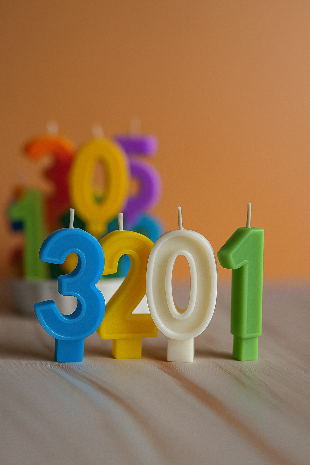 Bougies chiffres/ Velas números