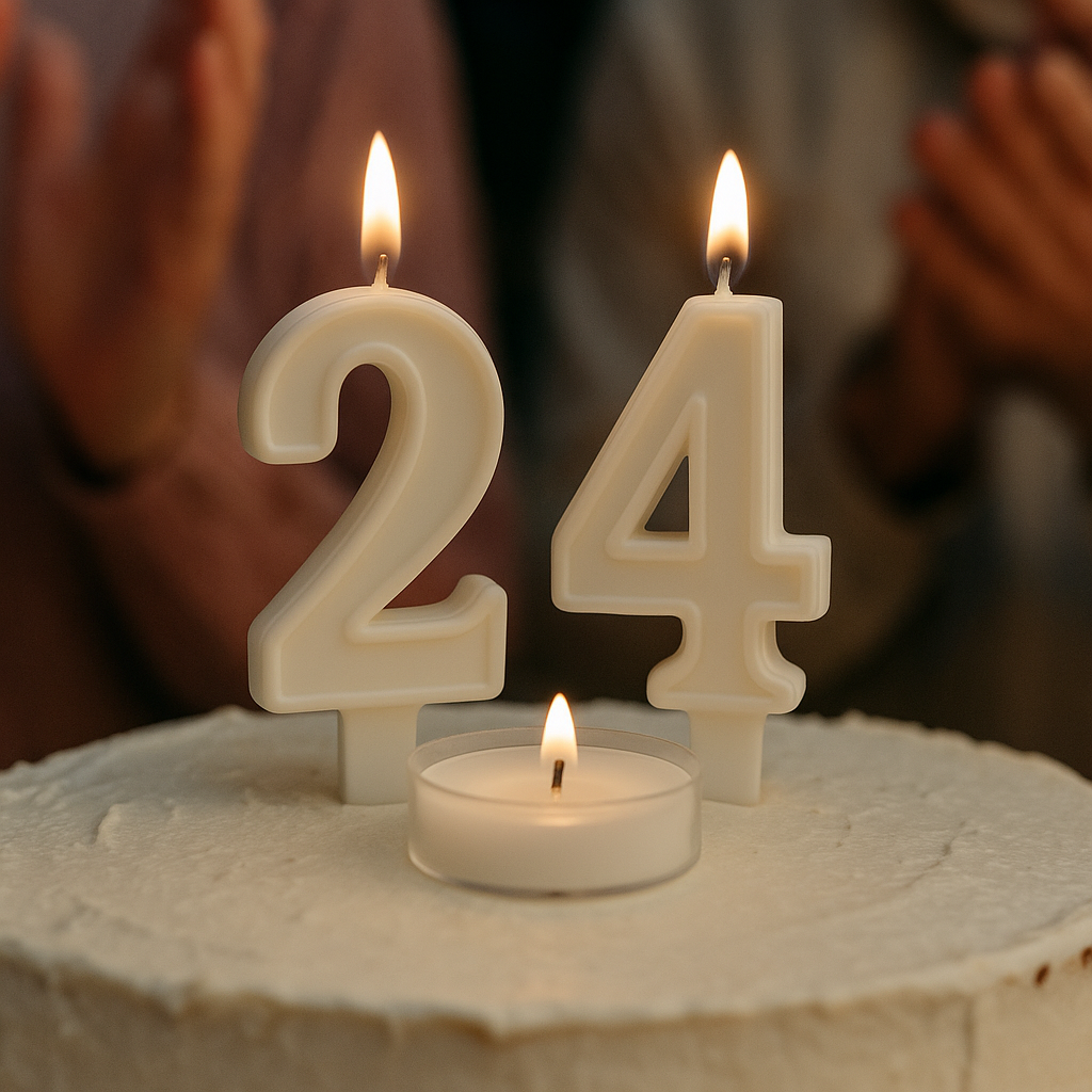 Bougies chiffres/ Velas números