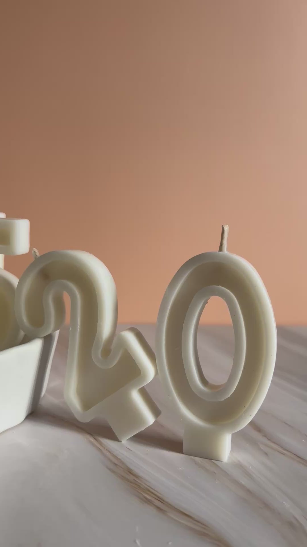 Bougies chiffres/ Velas números