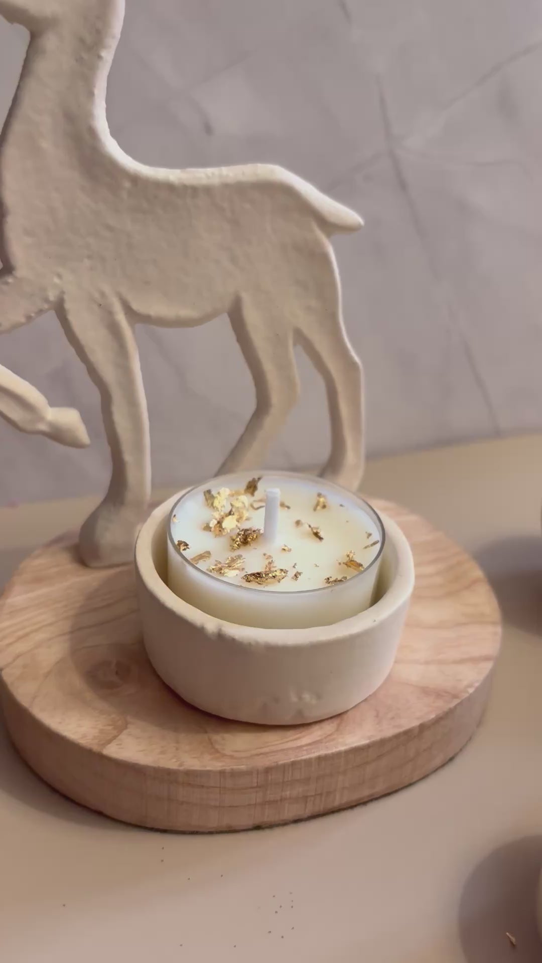 Pack de 4 velas de té – Edición especial Navidad / Pack de 4 bougies chauffe-plat – Édition spéciale Noël